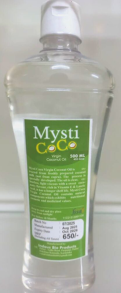 Mysti - Pure Virgin Coconut Oil - Image 2