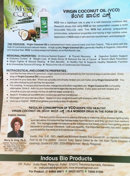 Mysti - Pure Virgin Coconut Oil - Image 4