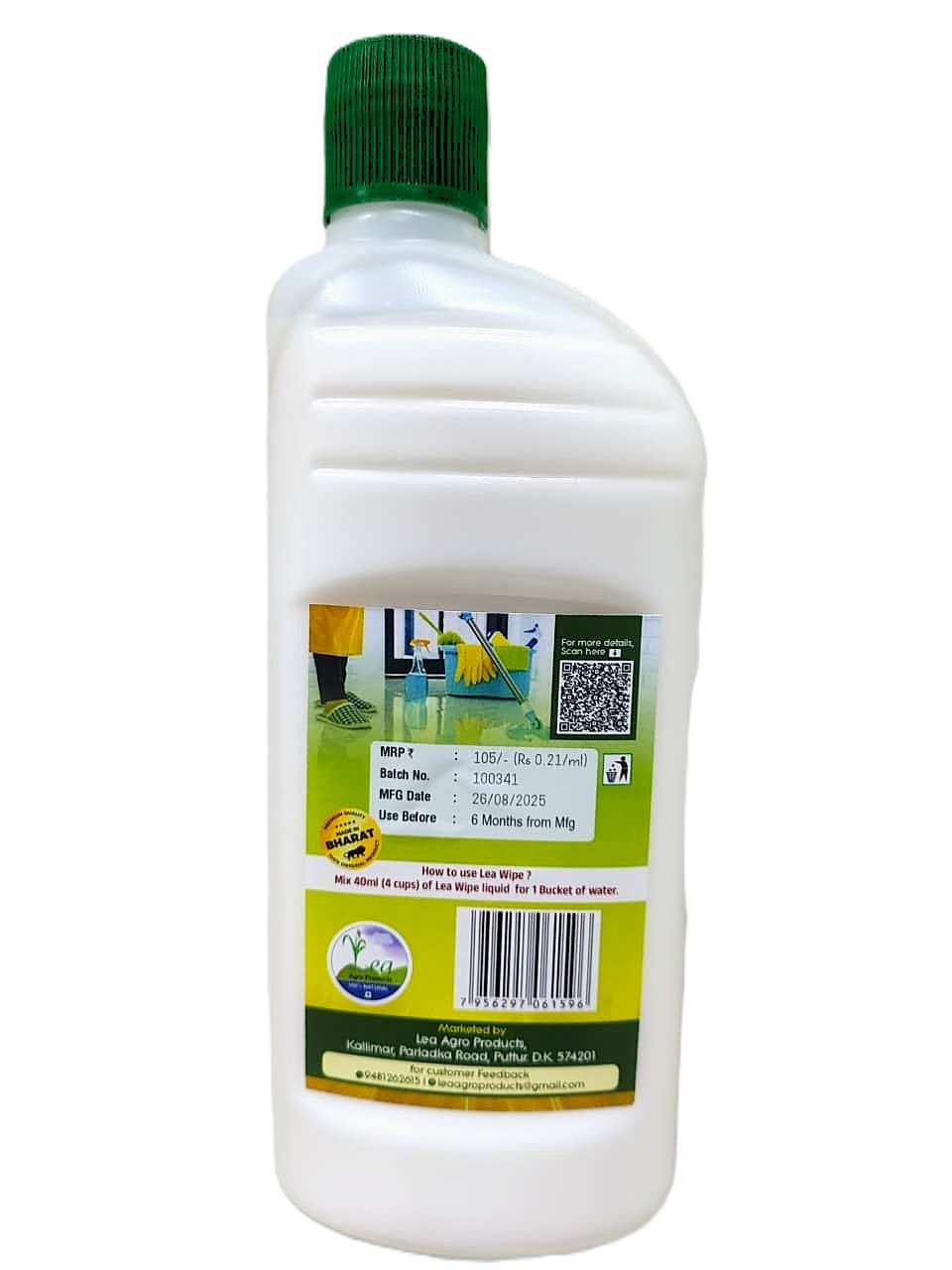 Lea Wipe - Natural Cleaner (500ml) - Image 2